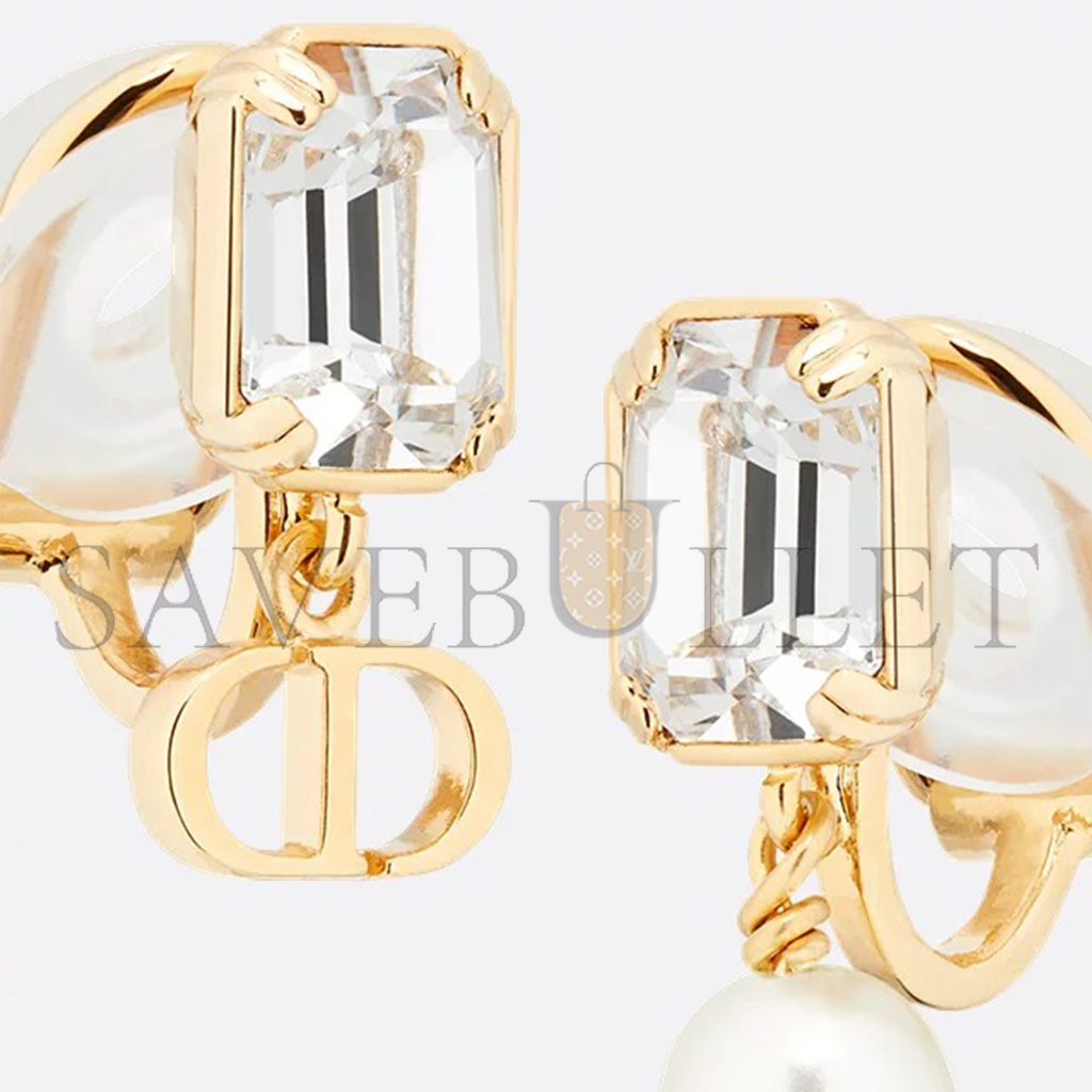 DIOR PETIT CD CLIP-ON EARRINGS E3603WOMCY_D03S